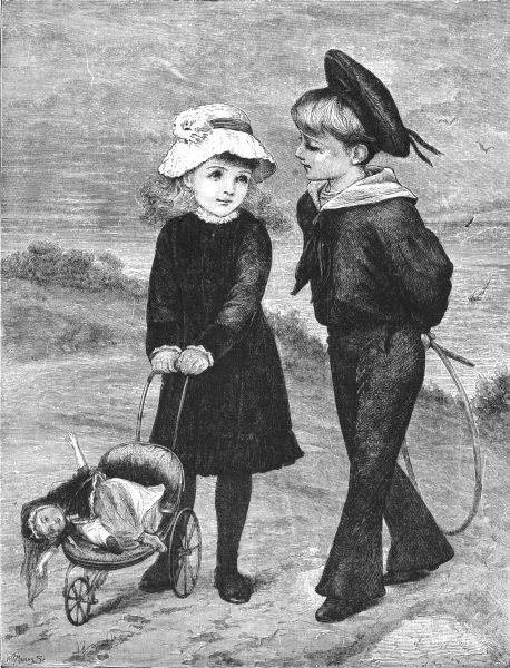 two children on beach