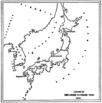 JAPANESE PORTS OPENED TO FOREIGN TRADE 1858