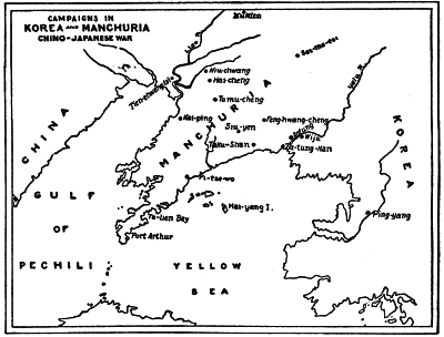 CAMPAIGNS IN KOREA AND MANCHURIA CHINO-JAPANESE WAR