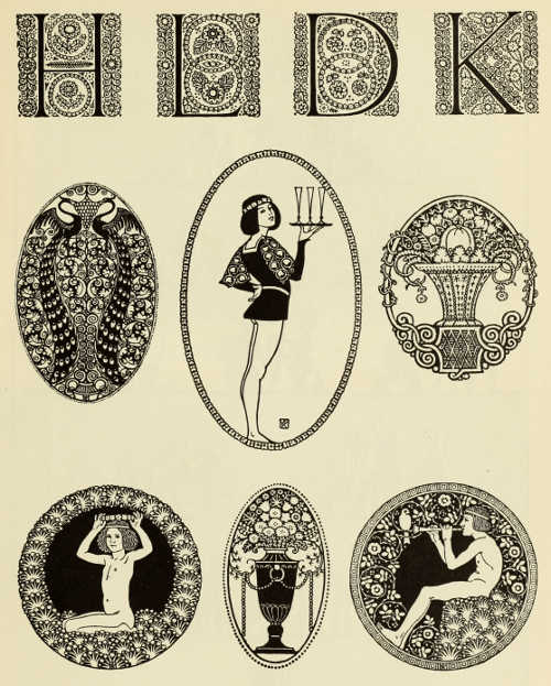 INITIAL LETTERS AND ORNAMENTS DESIGNED BY PROF. F. W. KLEUKENS, FOR D. STEMPEL, FRANKFURT A.M.