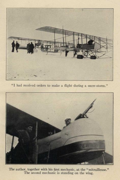 "I had received orders to make a flight during a snow-storm."