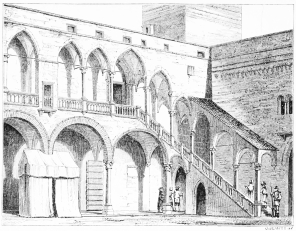 13.—COURT-YARD OF THE PALAZZO SCALIGERI, VERONA. Page 104.