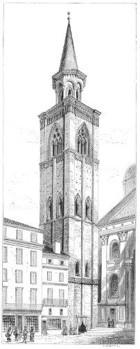 43.—CAMPANILE, S. ANDREA, MANTUA. Page 259.