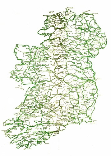 Map of Ireland