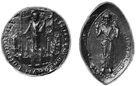 OBVERSE OF THE COMMON SEAL OF THE CITY OF LONDON, Cir. 1225.