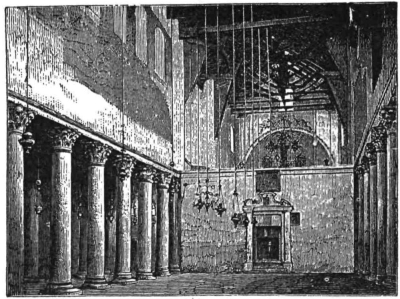 CONSTANTINE’S BASILICA AT BETHLEHEM.