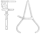 EAR AND HEAD MEASURERS (THE BERTILLON SYSTEM).