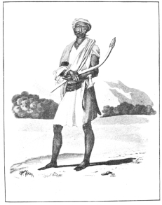 A MEMBER OF THE THIEF CASTE AT TRICHINOPOLY. (Drawn from Life by G. Gold.)