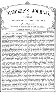 Chambers's Journal of Popular Literature, Science, and Art, No. 685