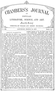 Chambers's Journal of Popular Literature, Science, and Art, No. 689