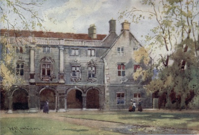 PEPYS’ LIBRARY, MAGDALENE COLLEGE  This range of old buildings houses the Pepysian Library. The style is seventeenth century.