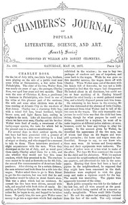Chambers's Journal of Popular Literature, Science, and Art, No. 699