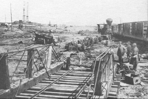 Manassas Junction, Va., as it looked after Jackson’s raid. Wartime photograph. Courtesy National Archives.