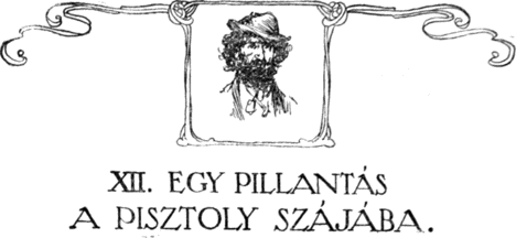 XII. Egy pillantás a pisztoly szájába.