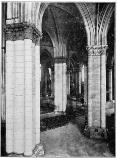 CATHEDRAL AT REIMS (MARNE), FRANCE, VIEW IN CHOIR AISLE, LOOKING N. E.