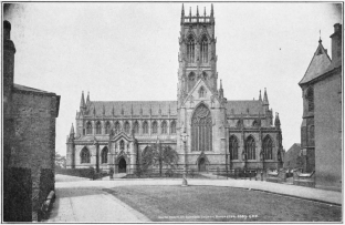 CHURCH OF ST. GEORGE, DONCASTER, YORKS, ENGLAND, EXTERIOR.