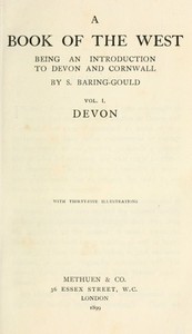 A Book of the West. Volume 1: Devon