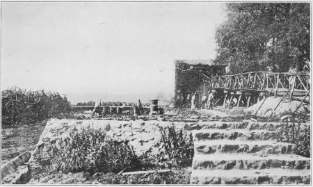 DESTRUCTION OF A FRENCH HOSPITAL BY A GERMAN BOMB