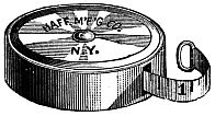 tape measure Haff Mfg. Co. NY