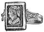 rectangular cameo carved