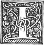 decorative letter I