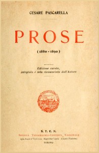 Prose (1880-1890)