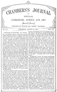 Chambers's Journal of Popular Literature, Science, and Art, No. 711, August 11, 1877