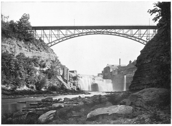 LOWER GENESEE FALLS, NEAR ROCHESTER.