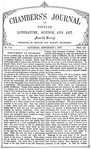Chambers's Journal of Popular Literature, Science, and Art, No. 714