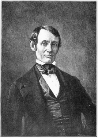 ABRAHAM LINCOLN  From a woodcut by T. Johnson after a daguerreotype owned by Mr. Robert T. Lincoln