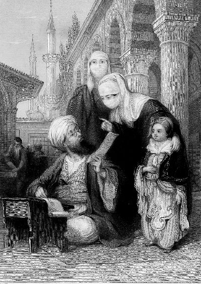 A TURKISH LETTER-WRITER, AT CONSTANTINOPLE.