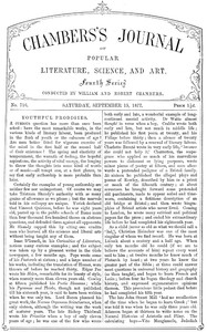 Chambers's Journal of Popular Literature, Science, and Art, No. 716