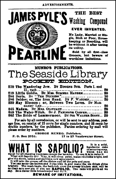 Advertisement James Pyle's Pearline