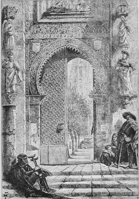 Image not available: A GATE OF THE COURT OF THE ORANGES, SEVILLE CATHEDRAL.