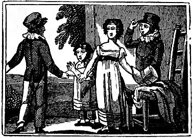 boy talking to two girls and boy