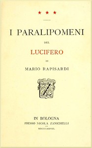 I Paralipomeni del Lucifero di Mario Rapisardi