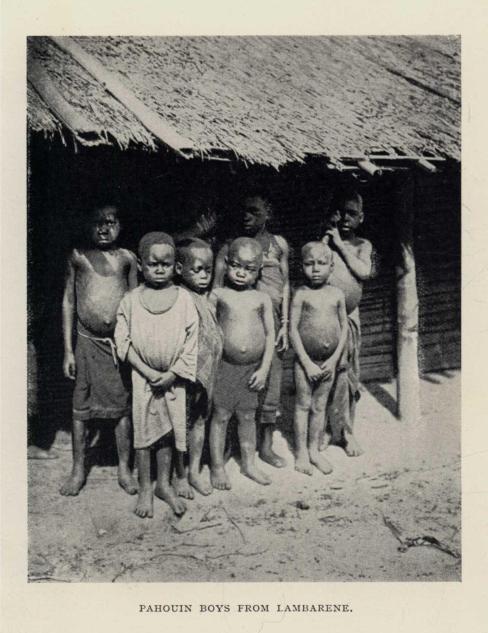 PAHOUIN BOYS FROM LAMBARENE.