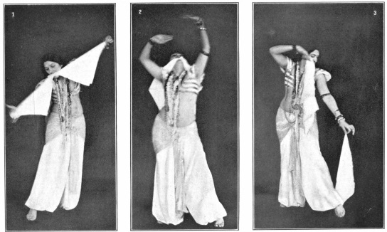 Image not available: “Handkerchief Dance” of the Cafés  By Zourna  The handkerchiefs symbolizing the lovers are animated with the breath of life, but kept dissociated (1)—Brought into semi-association (2)—Separated and dropped (3)