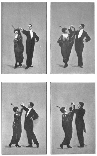 Image not available: The “Waltz Minuet”  Mr. John Murray Anderson, Miss Genevieve Lyon  Characteristic style (1)—Variation, position of hands (2)—Preparation for a turn (3)—The mirror figure  To face page 272