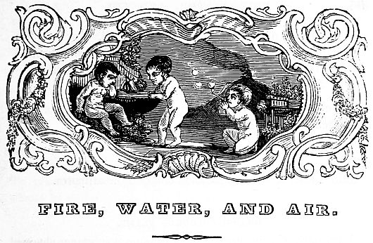 FIRE, WATER, AND AIR. and cherubs