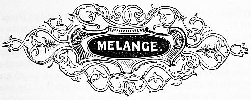 Melange title in scrollwork