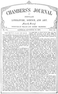 Chambers's Journal of Popular Literature, Science, and Art, No. 724
