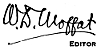 Signature of W. D. Moffat