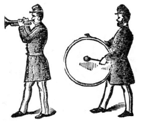 trumpeter and drummer