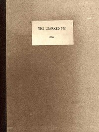 Anecdotes of the Learned Pig