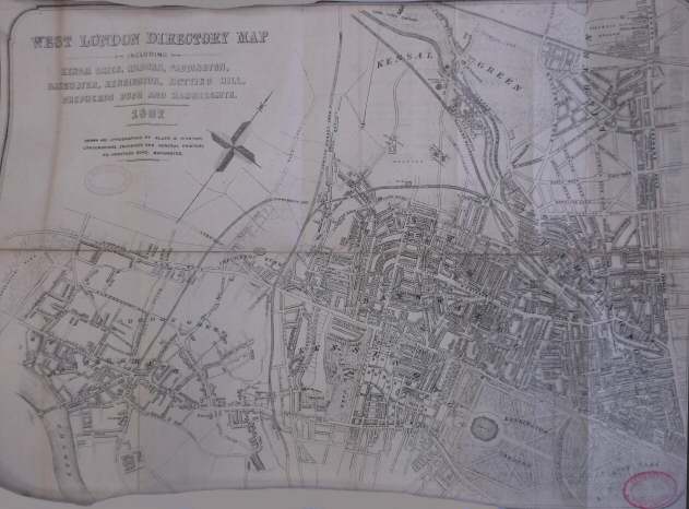 The West London Directory Map, 1867