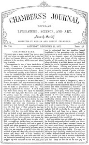 Chambers's Journal of Popular Literature, Science, and Art, No. 730