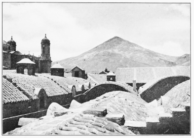 Image unavailable: VIEW OF THE CERRO FROM THE ROOF OF THE MINT