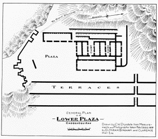 Image unavailable: General Plan OF Lower Plaza Chooquequirau