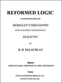 Reformed Logic图书封面